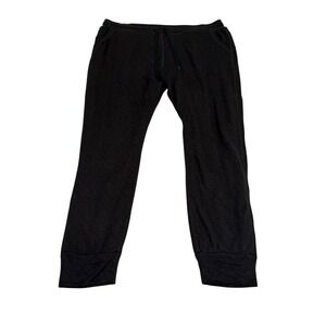 Member's Mark Womens Sherpa Lined Jogger Pants Charcoal Heather XXL New